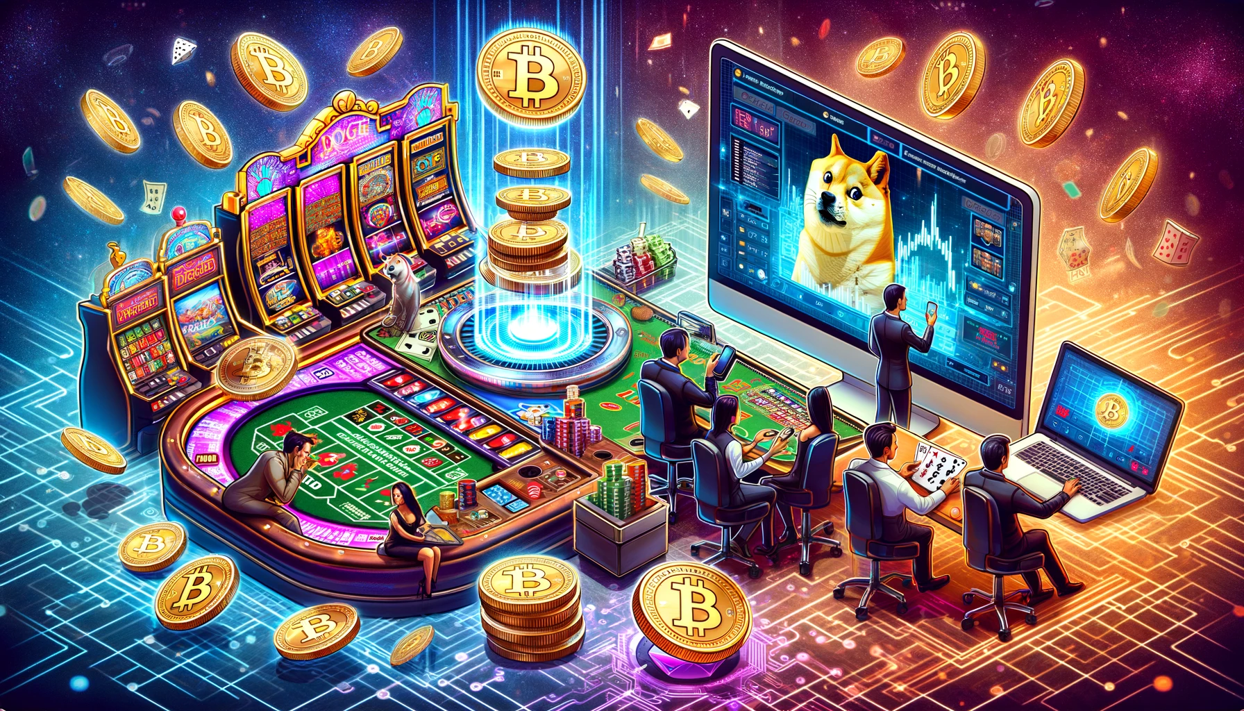 Dogecoin для ставок на BC Game.